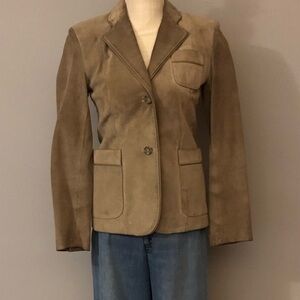 VTG. suede blazer/jacket.